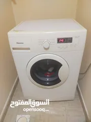  1 Hisense front load full automatic washing machine
