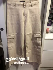  2 بنطلون كارجو بيج قياس ميديوم