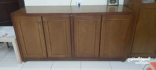  3 بوفيه عدد 2 للبيع مع خزانه