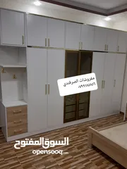  8 خزائن ملابس خشب لامنيت 18م حجم كبير قياس 320 عرض  ارتفاع 240 تفصيل حسب المقاس الون اختياري  كفاله خم