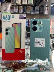  1 جديد بالكرتونة itel A60s رام 8 جيجا 128 مكفول سنة متوفر توصيل وهدية