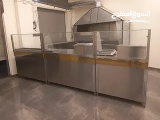  2 عدة مطعم مشاوي استعمال اقل شهر شبه جديد