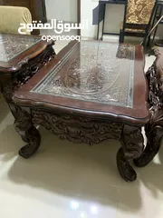 1 طاولات خشب من الخليج طقم ثلاث قطع