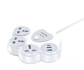  1 Huntkey SZN307C F2O Charger Pub Station Surge Protect Power Strip 1.5M وصلة كهرباء هانتكي