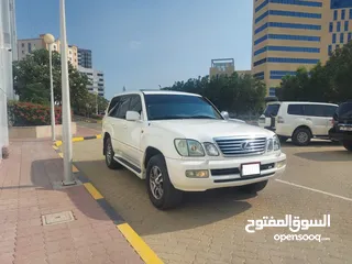  2 DHS 41000/= LEXUS LX470 2007 GULF SPECS خليجي بدون حوادث مسرفس بالكامل