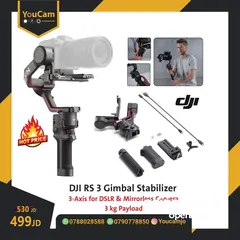  9 مانع اهتزاز رونين شبه جديدة DJI RS 3