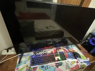  3 شاشة national sonic smart 43 inch بحالة الوكالة ولا خدش فيها