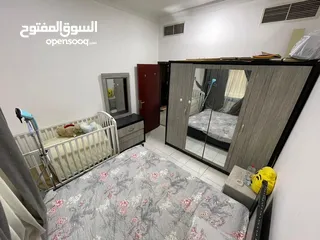 7 شقة غرفة وصالة مفروشة للإيجار الشهري في عجمان في الروضة شارع الشيخ عمار بسعر جيد ومناسب جدا شامل