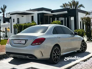  5 MERCEDES BENZ C300 AMG-LINE  2.0L 2018  0% DOWNPAYMENT