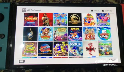 7 ننتندو سويتش إصدار أول معدل مع 3000 لعبة- Modded Switch v1
