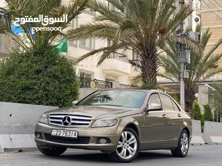  16 مرسيدس c200 2008  فل مع الفتحه     اضافات مميزه فتحه/برادي كهرباء/حساس
