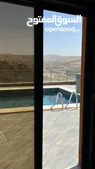  16 مزرعة وشاليه فيلا طلة الجبل في بيرين للايجار اليومي والاسبوعي والشهري اطلالة ولا بالخيال نتشرف فيكم