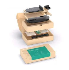  6 شاحن لاسلكي جديد غير مستخدم  Aukey 3-in-1 Wireless Charging Station, Black, LC-A3