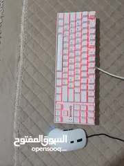  7 كيبورد ألعاب Redragon K552 مع ماوس fantech