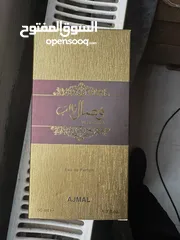  1 عطر اجمل وصال الذهب الاصلي 50مل لكلا الجنسين متبقي فيه تقريبا 45مل بسعر 15 دينار