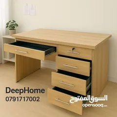  1 حرقناااا الاسعار للموظفين و الطلاب بأقل تكلفه وفرنالك مكتب 120*60 باجمل التفصيلات خشب مكفول مستورد