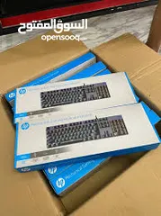  7 GK400F keyboard hp Mechanical Gaming كيبورد جيمنج من اتش بي مواصفات ممتازة مضيئ  