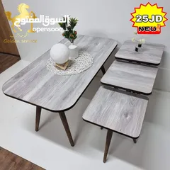  7 طاولات وسط نظام تركي  4 قطع     العرض لفتره محدوده سارع بالطلب