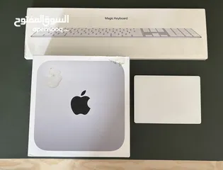  1 Apple Mac Mini M1 with Magic Keyboard and Magic Trackpad