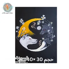  30 رسم لوحة ديكور حديثة