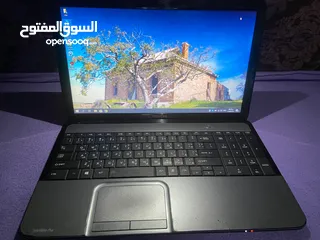  8 لابتوب توشيبا COR i7 ثماني النواه وهارد ديسك عدد2  SS D240G+HDD 750G بمعالج قوي ورامات 12 جيجا