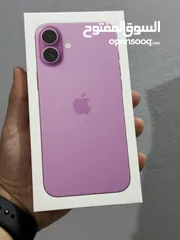  2 iPhone 16 plus - pink color - 128 Gb ايفون 16 بلس - زهري - 128 جيجا