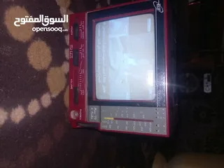  3 تلفزيون قديم ابيص وأسود شغال قحص كامل