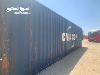  8 حاويه  كونتينر 20 قدم و40 قدم مستعمل للبيع