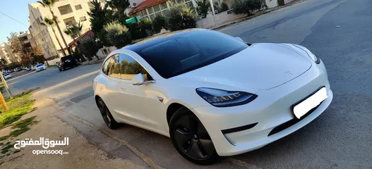 1 تسلا 3 2020 standard plus فحص 92% كلين من دون حوادث نهائي