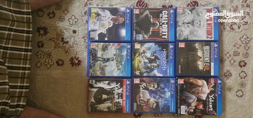  3 PS4 games each game is 40 AED