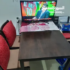  3 تربيزة  مع  4 كرسى   Table with 4 chairs