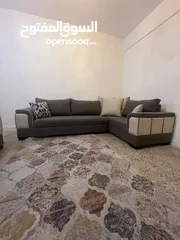  4 طقم كورنر ستايل أمريكي موديل راقي جداََ  تفصيل خشب سويد وأسفنج دانلوب مقاعد وظهر متحرك ، إستعمال
