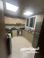  2 شقة غرفتين مفروشة للإيجار عجمان مع باركنج وكهرباء و وأي فاى مجانى