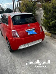  3 فيات 500e لون برتقالي مميز للبيع