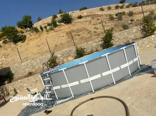  20 اكبر عرض وتحطيم للاسعار على مسبح انتكس INTEX SWIMMING Pool  بققطر 610سم وعمق رهيب 132سم