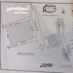  2 قطعة أرض للبيع علي رئيسي عين زارة بعد جامع سيدي فطرة تتطل علي  3 وجهات