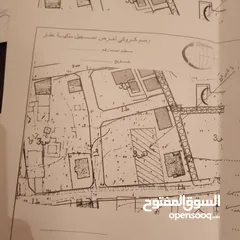  1 ارض للبيع به منزل دورين مفصولت ف سوق الجمعه