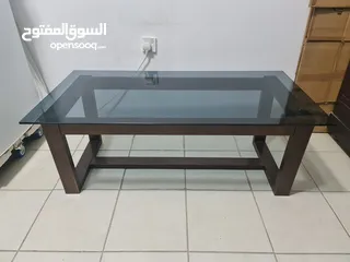  1 Glass coffee table