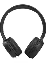  5 سماعات رأس على الأذن لاسلكية تون 510BT من جيه بي ال تعمل بالبلوتوث مع صوت باس نقي - أسود