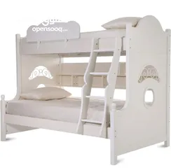  5 Homes R Us Colin Wooden Bunk Bed Height: 173Cm Length: 212Cm Width: 128Cm White