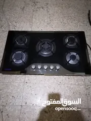  4 فرن بلت ان مع غاز بلت ان قطعتين بحاله الوكاله للبيع