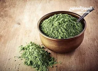  23 حناء طبيعية خضراء أصلية للتجميل و صبغ الشعر