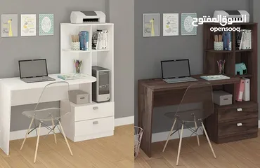  6 مكتب للدراسة مع خزانة وادراج بسعر مميز اطلبها الان من لامينيت للأثاث المكتبي