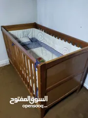  13 سرير اطفال ماركة  Mothercare  صناعة بريطانيه    أبعاده  140 *70*88