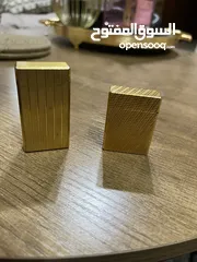  5 ولاعتين ديبونت ( s t Dupont )صناعه فرنسيه مطلي بالذهب