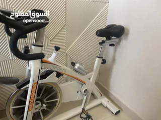  2 Indoor spinning bike used only a few times