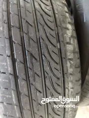  9 كوشوك مستعمل للبيع ياباني نوع بريجيستون فردتين مقاس 15/65/185 و اربع فردات ماليزي مقاس 16/60/215