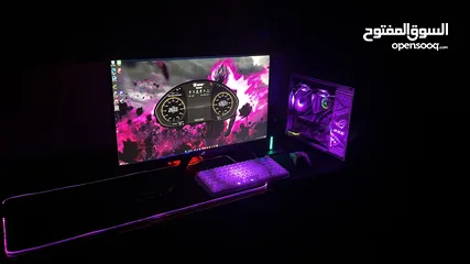  2 شاشة ASUS ROG STRIX XG279Q 27 إنش  من أقوى الشاشات بدقة فائقة استخدام سنة يوجد كفالة مصنعية الشاشة ن