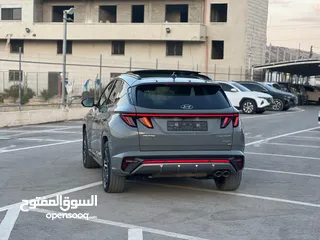  7 هونداي توسان N-Line Plug In /2022  فل الفل فتحة سقف بانوراما  فل مسكر