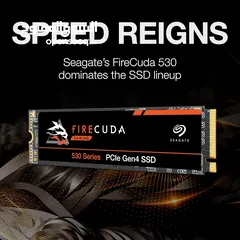  1 Seagate FireCuda 530 2TB with Heatsink -NEW -MEAGByt